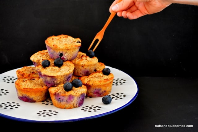 Blaubeer Mandel Muffins nab